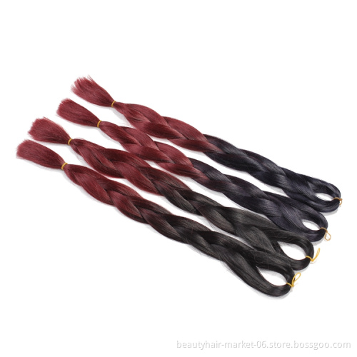 synthetic hairpiece colors 33 99j blue ombre two tone hair extensions piece expressions braid hair weave bulk for braiding